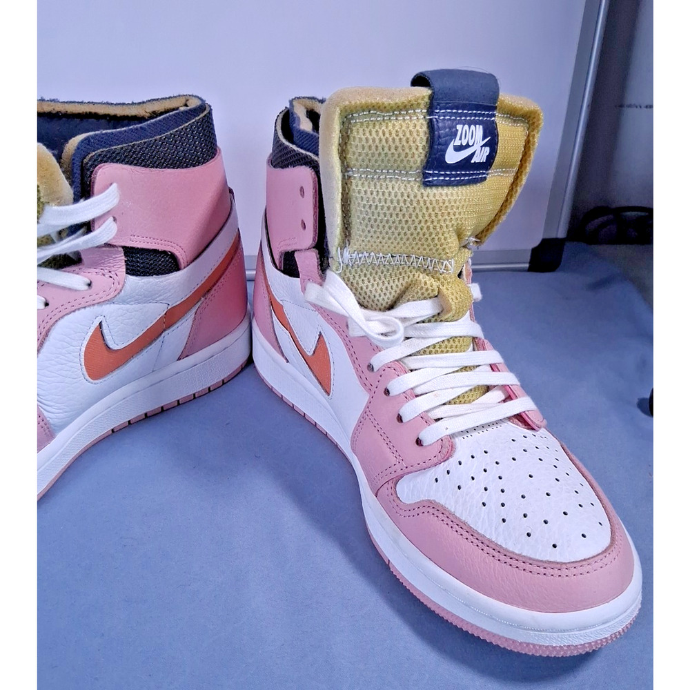 Nike Air Jordan 1 High Zoom CMFT Pink Glaze Womens Shoes CT0979-601 Size 7.5 - Picture 9 of 16